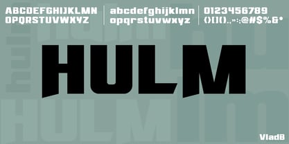 Hulm Font Poster 2