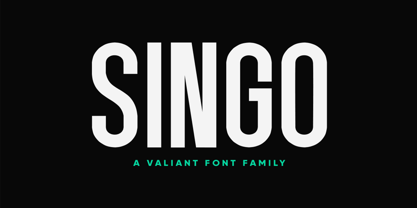 Singo Sans Police Poster 1