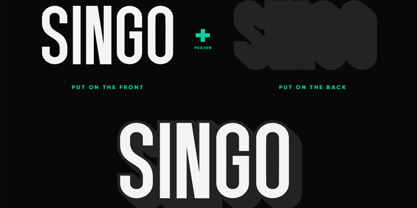 Singo Sans Font Poster 4