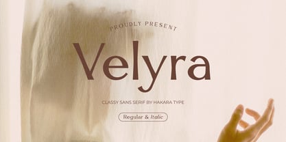 Velyra Font Poster 1