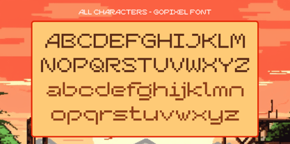 Gopixel Font Poster 9