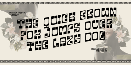 Zagelah Font Poster 6