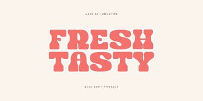 Fresh Tasty Fuente Póster 1