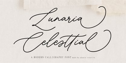 Lunaria Celesttial Font Poster 1