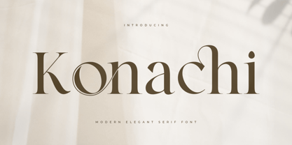 Konachi Font Poster 1