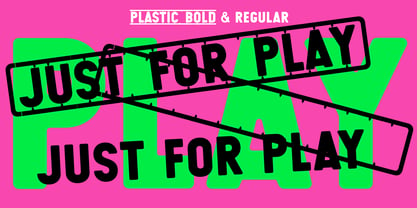 ME Plastic Font Poster 2