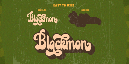 Blackmon Font Poster 4