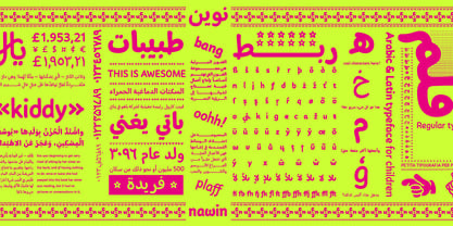 Nawin Arabic Ltn Font Poster 2