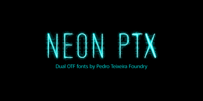 Neon PTx Fuente Póster 2