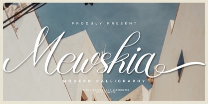 Mewskia Font Poster 1