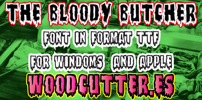 The Bloody Butcher Font | Webfont & Desktop | MyFonts