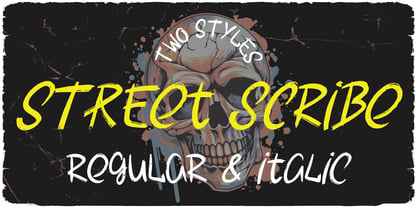 Street Scribe Font Poster 3