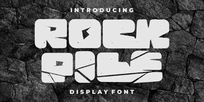 Rock Pile Font Poster 1