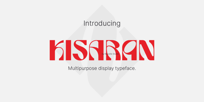 Kisaran Font Poster 1