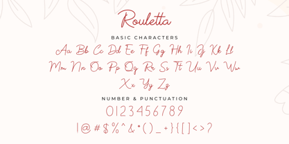 Roulleta Font Poster 2