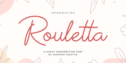 Roulleta Font Poster 1