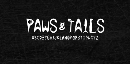 Paws & Tails Font Poster 5