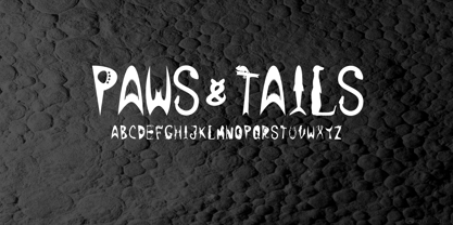 Paws & Tails Font Poster 4