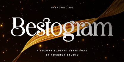 Bestogram Font Poster 1