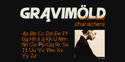 Gravimold Font Poster 14