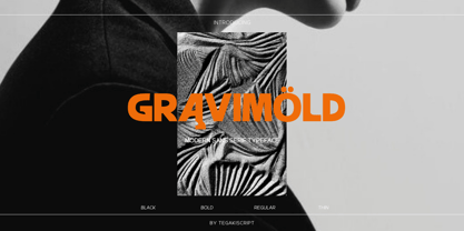 Gravimold Font Poster 1