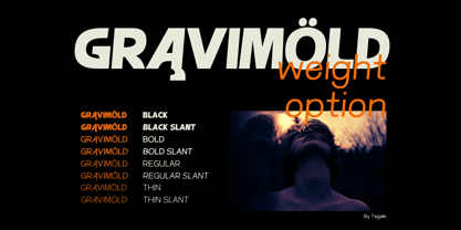 Gravimold Font Poster 2