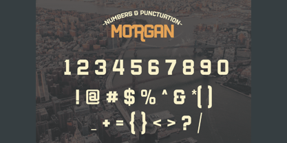 Morgan Font Poster 7