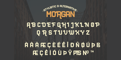 Morgan Font Poster 8
