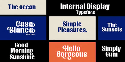 Internal Display Font Poster 2