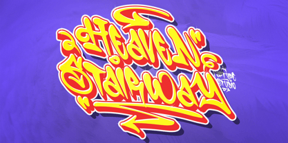 Shotgun Blues Graffiti Font Poster 6