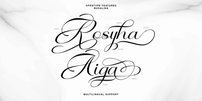 Musalina Font Poster 8