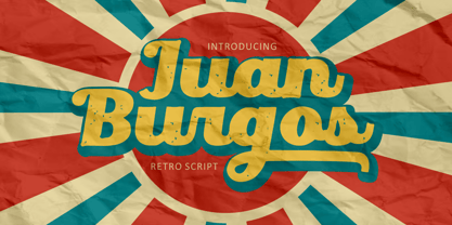 Juan Burgos Font Poster 1