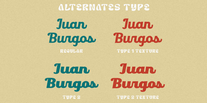 Juan Burgos Font Poster 10