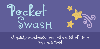 Pocket Swash Px Font Poster 1