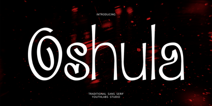 Oshula Font Poster 1