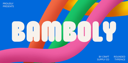 Bamboly Rounded Font Poster 1