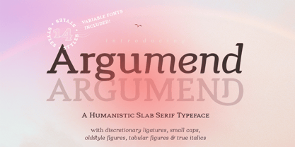 Argumend Font Poster 1