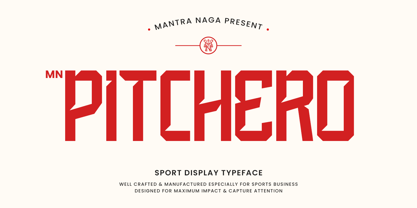 MN Pitchero Font Poster 1