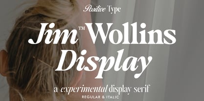 Jim Wollins Display Font Poster 1