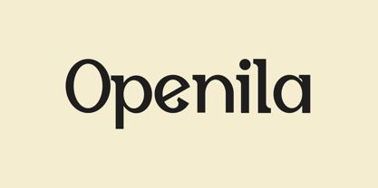 Openila Font Poster 1