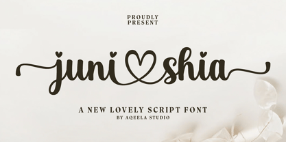 Juni shia Font Poster 1