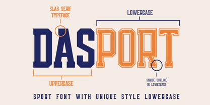 Dasport Font Poster 5