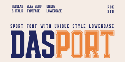 Dasport Font Poster 1