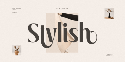 Styptic Font Poster 3