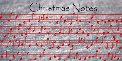Christmas Notes Font Poster 5