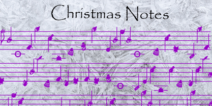 Christmas Notes Font Poster 4