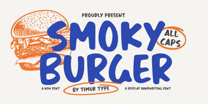 Smoky Burger Font Poster 1