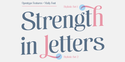 Maily Font Poster 7