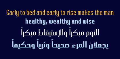 HS Alnasma Font Poster 5