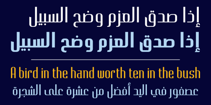 HS Alnasma Font Poster 9